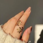 Golden Leaf Ring