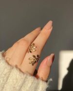 Golden Leaf Ring